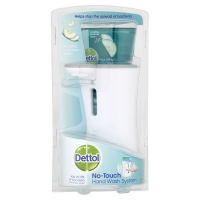 Wilko  Dettol No Touch Hand Wash Unit with Cucumber Refill 250ml