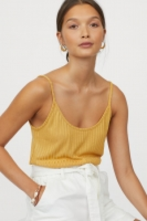  Ribbed strappy top £4.00