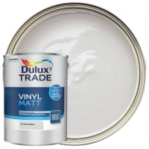 Dulux Trade Vinyl Matt Emulsion Paint - Polished Pebble 5L £30.00