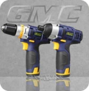 GMC 1.5Ah Li-ion Battery Cordless Hex Impact Driver & Drill  £74.95