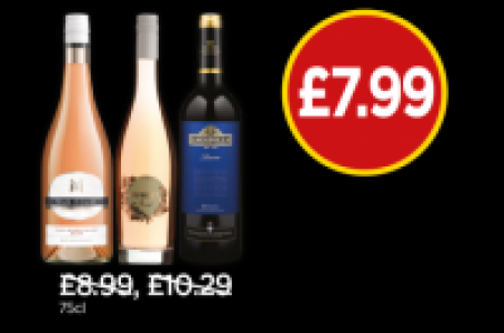 Budgens  Mud House Sauvignon Blanc Rose, Lagunilla Reserva Rioja, Jou