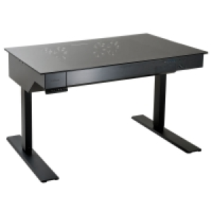 Overclockers Lian Li Lian-Li DK-04X Electrical Height Adjustable Desk Case - Blac