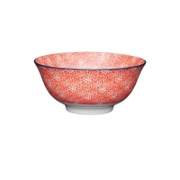 Partridges Kitchencraft KitchenCraft Red Floral Ceramic Bowl