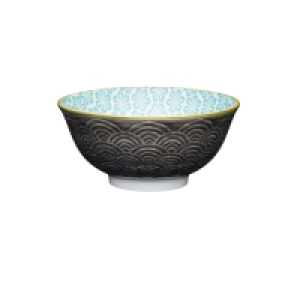 Partridges Kitchencraft KitchenCraft Grey Arch Pattern Ceramic Bowl