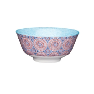 Partridges Kitchencraft KitchenCraft Blue and Red Mosaic Style Ceramic Bowl