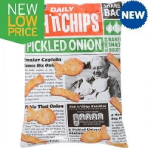 Fish & Chips Share Bag Pickled Onion 125g