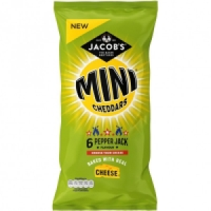 Jacob Mini Cheddars Pepper Jack 6 Pack