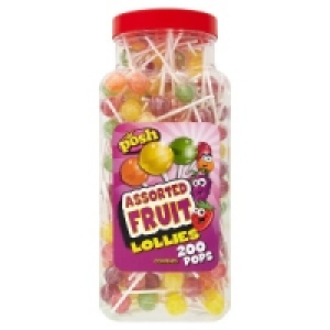 Makro Posh Posh Assorted Fruit Lollies x 200