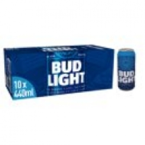 Bud Light Lager Beer Cans Fridge Pack