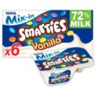 Asda Nestle Vanilla Yogurts with Mini Smarties