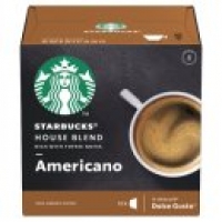 Asda Starbucks By Nescafe Dolce Gusto Americano House Blend Medium Roast Coffee Pods 12 Capsules