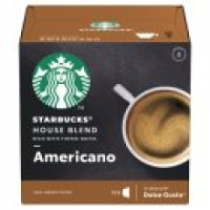 Starbucks By Nescafe Dolce Gusto Americano House Blend Medium Roast Coffee Pods 12 Capsules