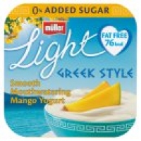 Asda Muller Light Fat Free Greek Style Mango Yogurts