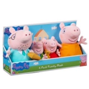 Peppa Pig Plush Family 4pk £19.99