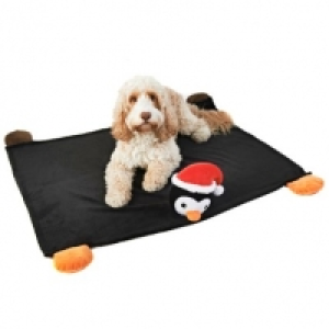 BMStores  Penguin Christmas Pet Blanket