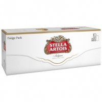 BMStores  Stella Artois Lager Cans Fridge Pack 10 x 330ml