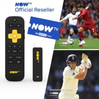 BMStores  NOW TV Smart Stick With HD & Voice Search & 1 MONTH SKY SPOR