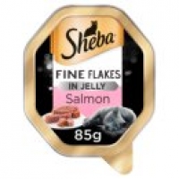 Asda Sheba Fine Flakes Salmon in Sauce Adult Cat Food Tray