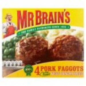 4 Pork Faggots £1.00