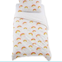 Aldi  Rainbow Toddler Duvet/Pillowcase Set