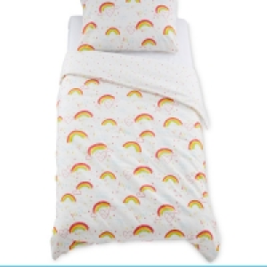Rainbow Toddler Duvet/Pillowcase Set