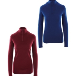 Aldi  Crane Ladies Merino Quarter Zip Top