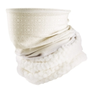 White Teddy Fleece Neck Warmer