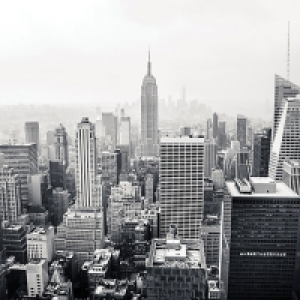 ohpopsi New York Empire State Wall Mural - L 3m (W) x 2.4m ( £60.00