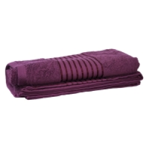 QDStores  Bath Sheet Towel 90 x 135cms Purple