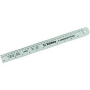 Wickes General Purpose Aluminium Rule 300mm £2.19