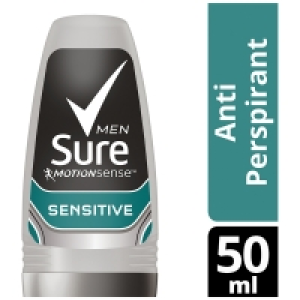 Sure Men Sensitive Roll On Deodorant 50ml £1.00