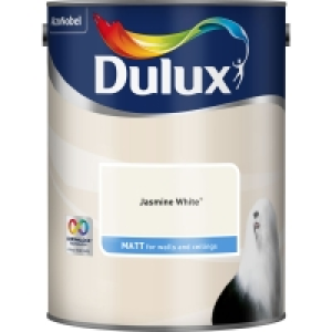 Dulux Matt Emulsion Paint Jasmine White 5L £20.00