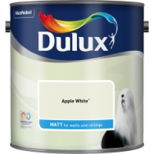 Dulux Apple White Matt Emulsion Paint 2.5L £13.00