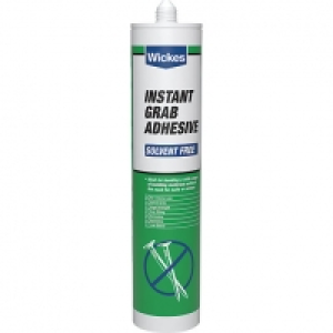 Wickes Instant Grab Adhesive Solvent Free - 310ml £2.00
