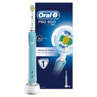 Wilko  Oral-B White and Clean Electric Toothbrush PRO 600