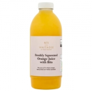 Ocado  Waitrose 1 Freshly Squeezed Orange Juice with Bits 1L