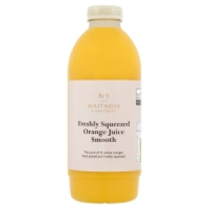 Ocado  Waitrose 1 Fresh Smooth Orange Juice 1L