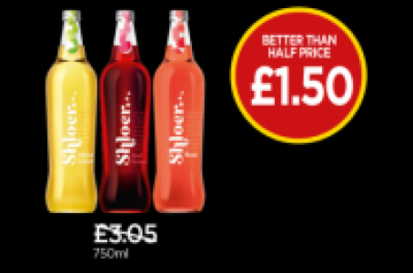 Budgens  Shloer White Grape, Red Grape, Rose