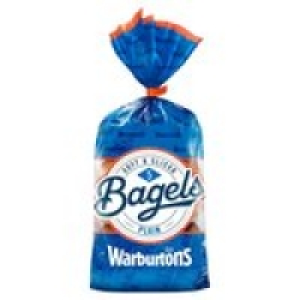 Warburtons Bagels Plain £1.00