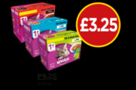 Whiskas 1+ Years Fish & Meat Selection In Jelly, Fish Select