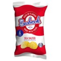 Morrisons  Seabrook Sea Salt Crisps 6 Pack