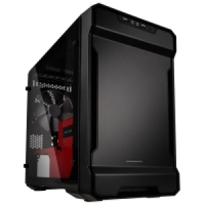 Overclockers Phanteks Phanteks Evolv ITX Glass Mini-ITX Case - Black/Red