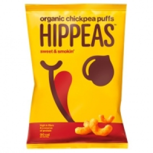 Tesco  Hippeas Organic Chickpea Puffs Sweet & Smokin 78G