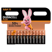 Tesco  Duracell Plus AAA 12 Pack