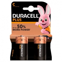 Tesco  Duracell Plus C 2 Pack