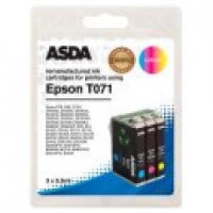 Asda Epson T071 Colour Ink Cartridges