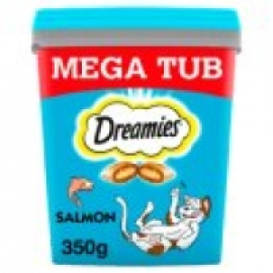 Dreamies Mega Pack Tub Salmon Adult Cat Treats