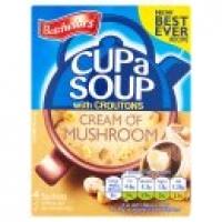 Asda Batchelors Cup a Soup Cream of Mushroom with Croutons