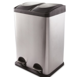 Aldi  Stainless Steel Sectioned Bin