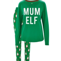 Aldi  Avenue Ladies Elf Pyjamas